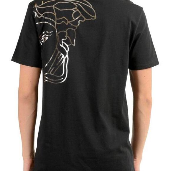 Versace Collection Men’s Black Graphic Print T-Shirt (Large) - Picture 1 of 6